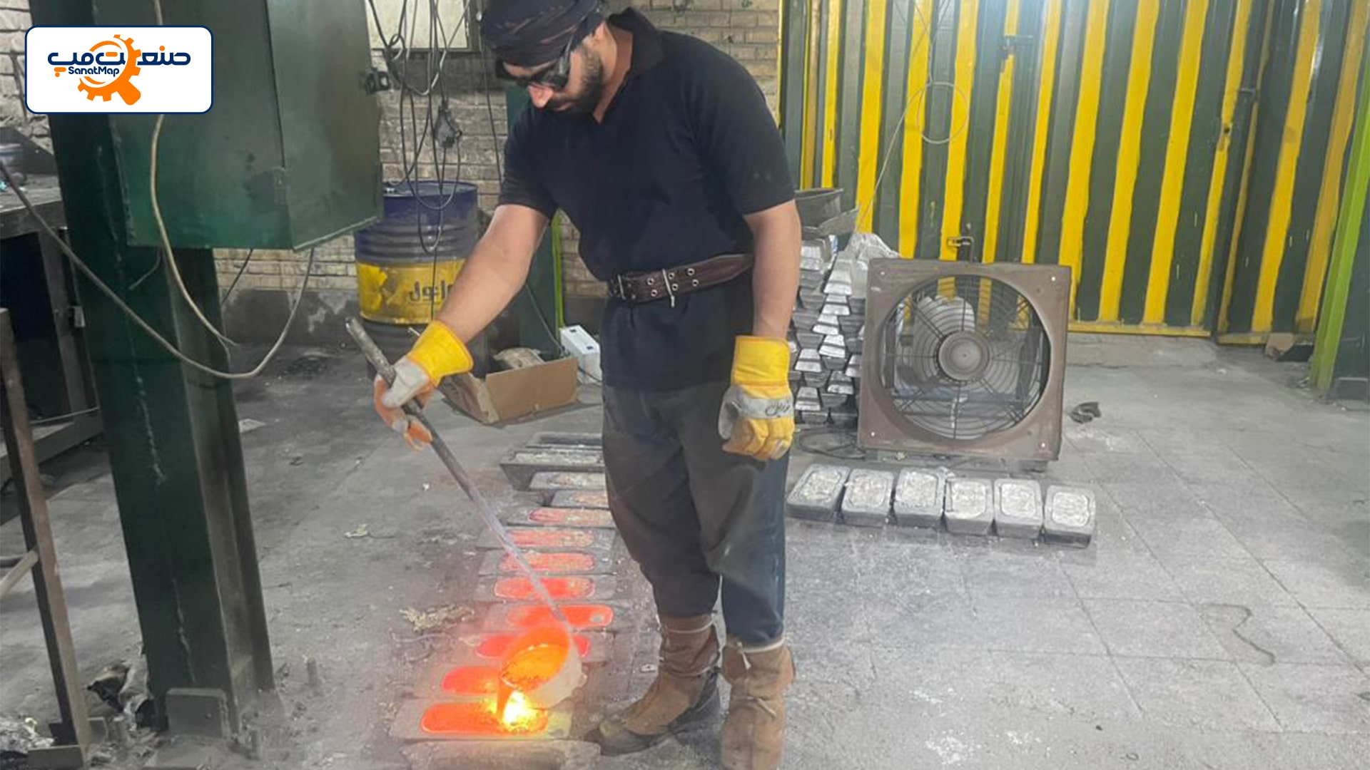 تصویر کارخانه ذوب فلزات بوالحسنی